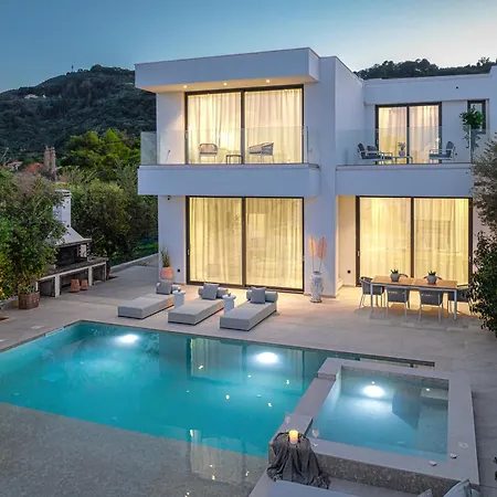 Вилла The White Luxury - Private Seaview With Pool By Mana Gers Василикос