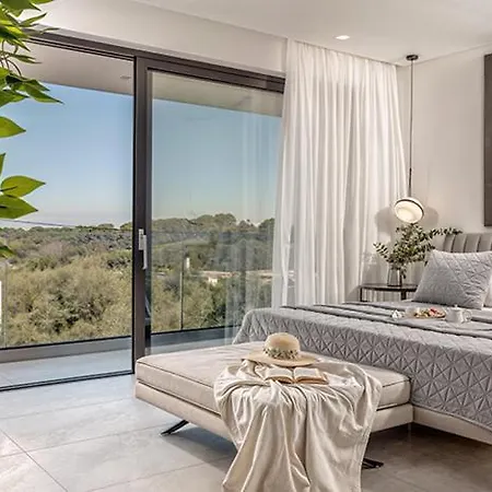 The White Luxury - Private Seaview With Pool By Mana Gers Vasilikí