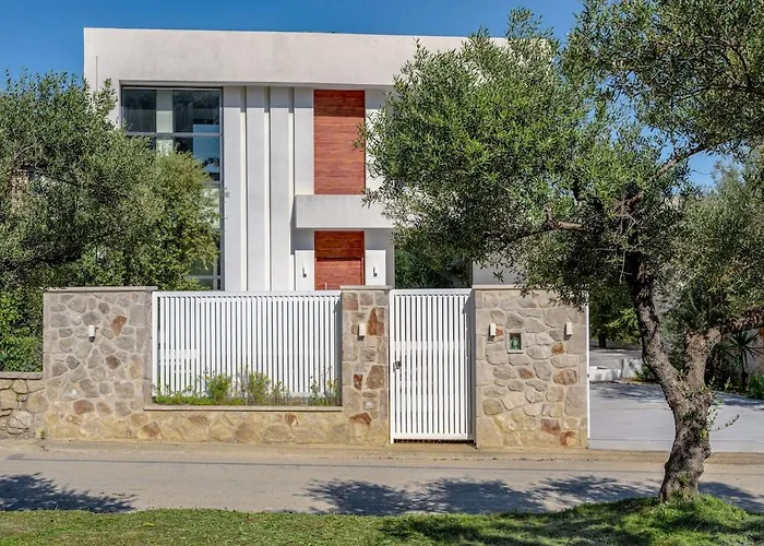 Vila The White Luxury - Private Seaview With Pool By Mana Gers Vasilikí