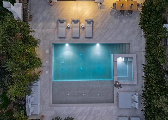 빌라 The White Luxury - Private Seaview With Pool By Mana Gers Vasilikí